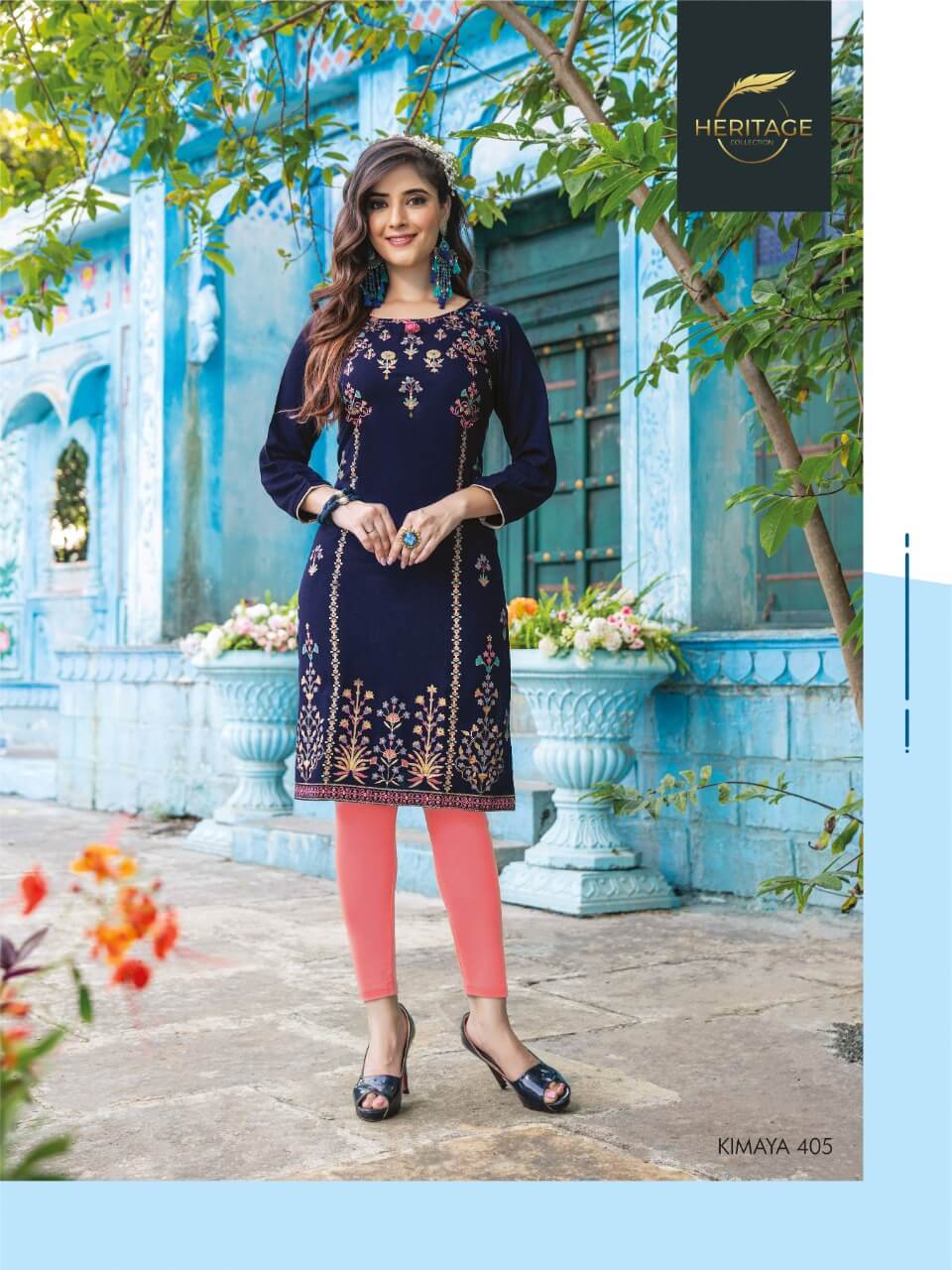 Heritage Kimaya 4 Regular Wear Wholesale Designer Kurtis
